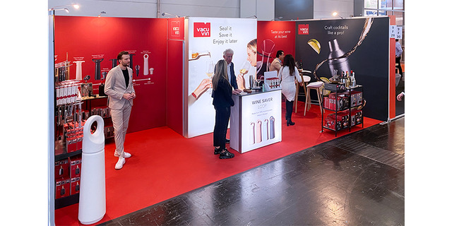 Vacuvin met Expolinc beursstand op ProWein Düsseldorf