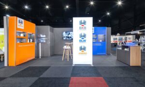 BKB Precision beursstand combinatie Expolinc Classic Frame, Expolinc Light Frame en Expolinc Pop-Up Magnetic