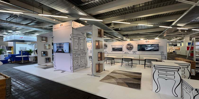 Total Packaging beursstand Expolinc Classic Frame